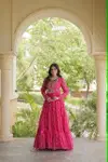 Ka 1276 Georgette Bandhani Print Navratri Gown Collections